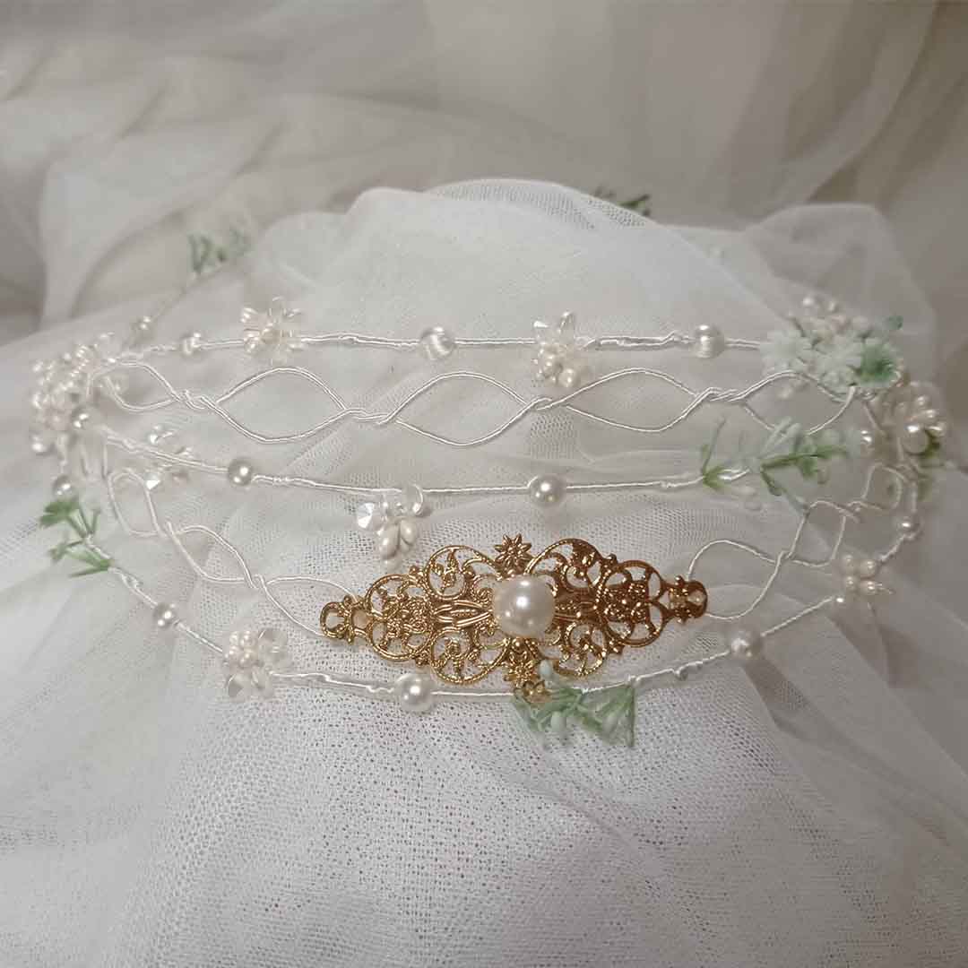 Corona o diadema para boda y comunión