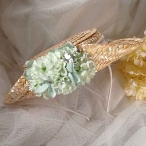Sombrero decorado para niña de boda o comunión
