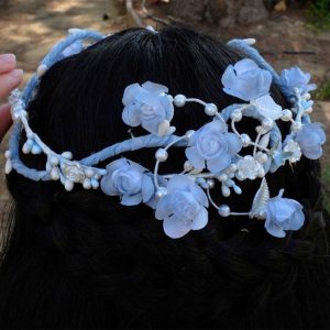 Corona de Pelo de Comunión modelo Amapola