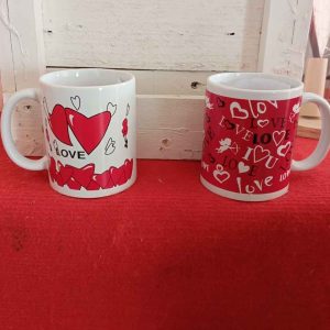 Tazas de cerámica personalizadas con texto y foto