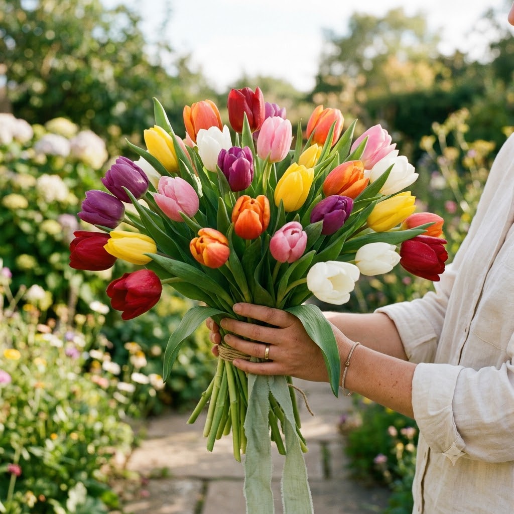Significado de los colores de los tulipanes naturales