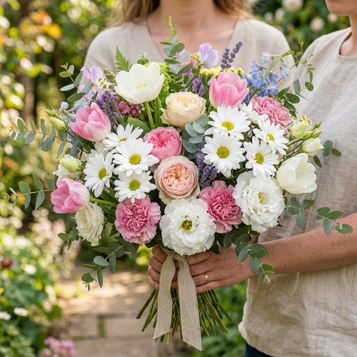 Ramo de flores mixto naturales